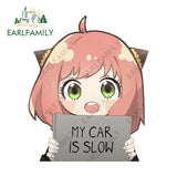 Spy Family Anya 'My Car Is Slow' Car Stickers