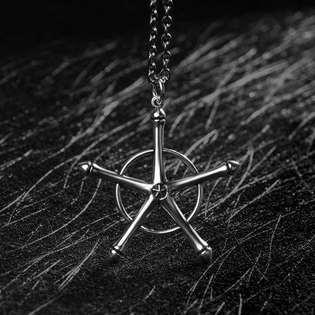 Anime Bleach Necklace Quincy Ishida Uryuu Cosplay Ginrei Gojiaku Amulet Alloy Choker Chain Bracelets Pendant Jewelry Accessories