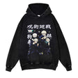 2023 Men Washed Sweatshirt Oversized Cotton HoodiesAutumn Vintage Anime Print Harajuku Sweatshirt Hip Hop Streetwear Hoodie, everythinganimee