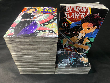 23 Book Anime Demon Slayer Kimetsu No Vol 1-23 Yaiba Japan Youth Teens Fantasy Science Mystery Suspense Manga Comic Book English, everythinganimee