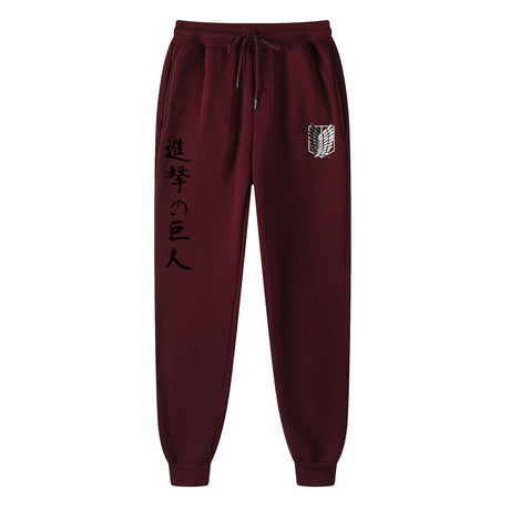 Anime Attack on Titan Printed Men's Joggers Brand Man Casual Trousers Sweatpants Fitness Workout Running Sporting Pants Clothing, everything animee