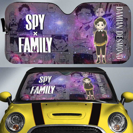 Spy X Family Loid Yor And Anya Hot Anime Car Auto Sunshades, everythinganimee