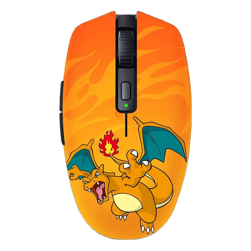 Razer Pokemon Charizard Limited Edition Orochi V2 Wireless Mouse Ultra Lightweight 2 Wireless Modes 18K DPI Optical Sensor, everythinganimee