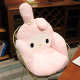 Sanrio Kawaii Cartoon Plush Warm Full Encirclement Cushion Cinnamoroll Mymelody Kuromi Doll Anime Soft Toy Gift, everythinganimee