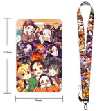 New Anime Demon Slayer Lanyards for Key Neck Strap For Card Badge Gym Key Chain Lanyard Key Holder DIY Hang Rope Keychain