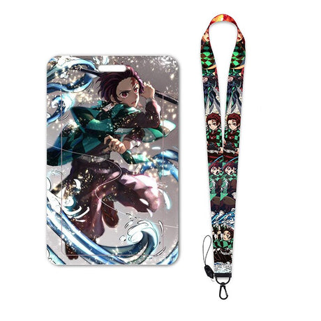 New Anime Demon Slayer Lanyards for Key Neck Strap For Card Badge Gym Key Chain Lanyard Key Holder DIY Hang Rope Keychain