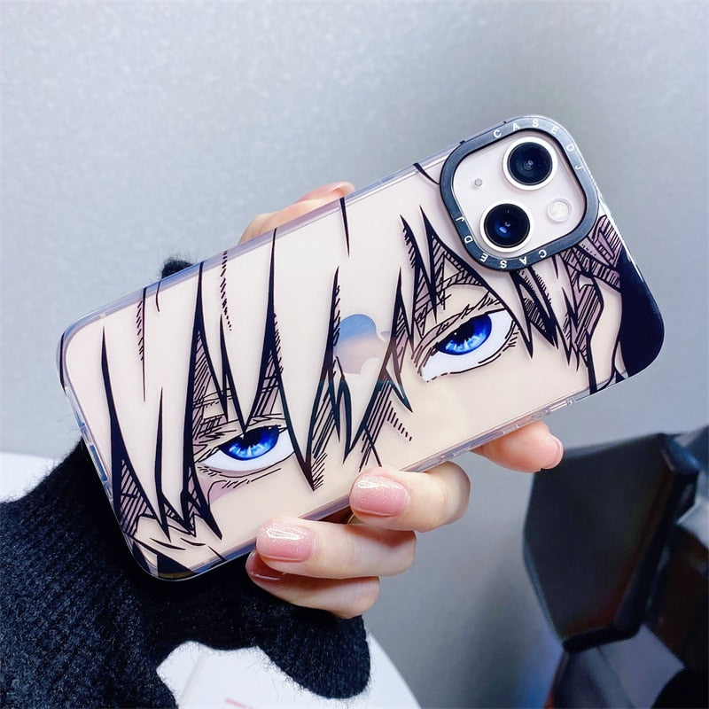 Gojo Yuji Eyes Iphone case EVERYTHING ANIMEE AUSTRALIA PTY LTD