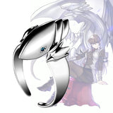 Game Yu-Gi-Oh! Seto Kaiba Cosplay Ring Adjustable Opening Rings Jewelry Gift Accessories Halloween, everythinganimee