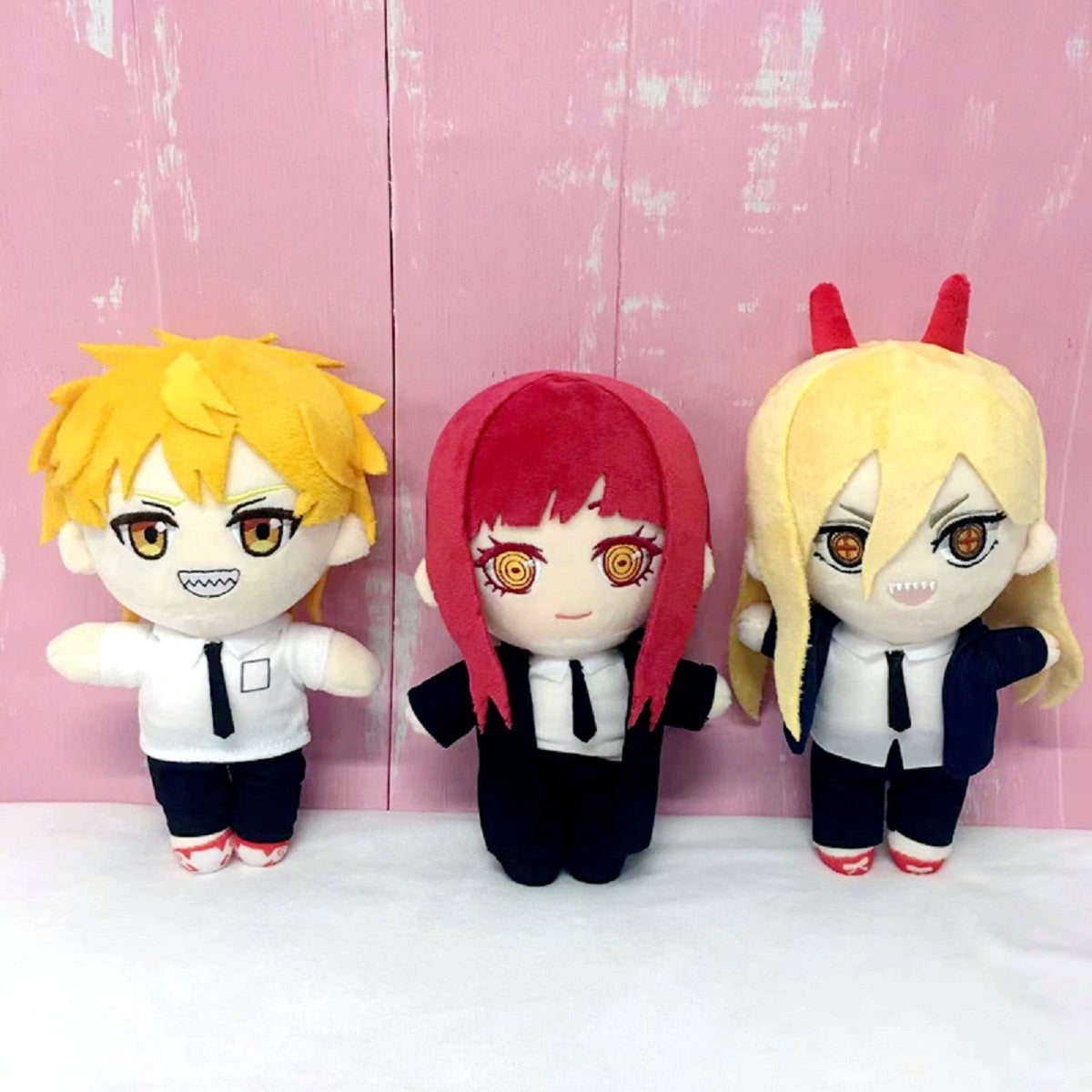 Chainsaw Man Makima Quanxi Denji Power Mitaka Asa Pochita Plush Doll Anime Cartoon Soft Stuffed Toy Christmas Kids Gift 20CM