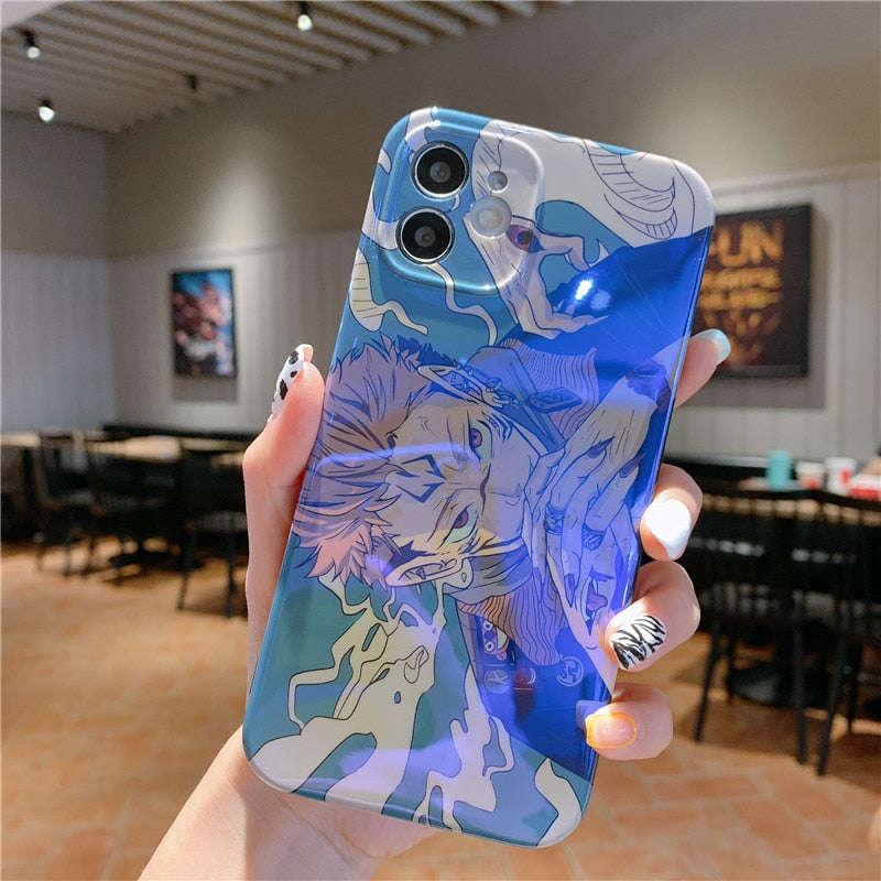 phone case featuring your favorite Jujutsu Kaisen characters, such as Yuji Itadori, Fushiguro Megumi on it. The case is compatible with iPhone 14, 13, 12, 11 Pro, X, Xs Max and XR.