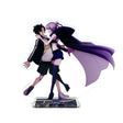 Yofukashi no Uta Nazuna Nanakusa Kou Yamori couple acrylic stand figure model plate holder cake topper anime, everything animee