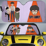 Spy X Family Loid Yor And Anya Hot Anime Car Auto Sunshades, everythinganimee