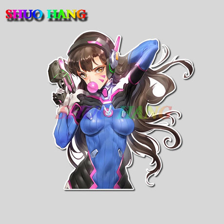 Car Body Decal Watch Vanguard DVA Game Stickers Song Hana Scratch Car Stickers Car Window Bumper Motorcycle Helmet Vinyl Decals, everythinganimee