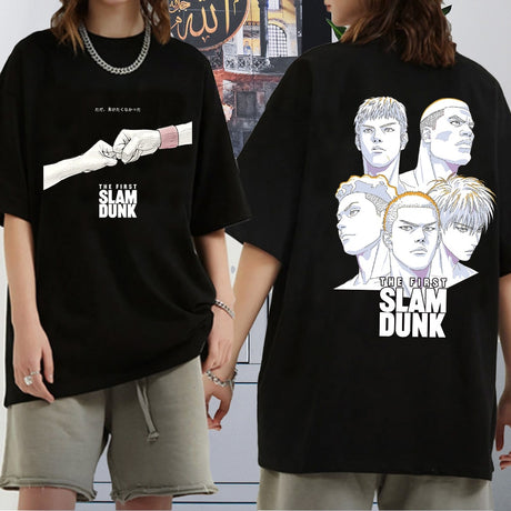 2023 Anime Streetwear Unisex T-Shirt Japanese Fashion Anime The First Slam Dunk Harajuku T-Shirt