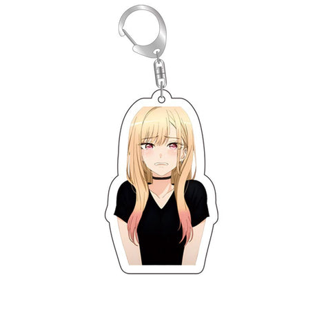 Anime My Dress Up Darling Acrylic Keychains Kitagawa Marin Kuroe Shizuku Figures Pendant Key Chain Bag Accessorie School Jewelry