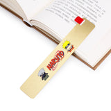 15CM Naruto Metal Bookmark Red Cloud Akatsuki Uchiha Sasuke Uchiha Itachi Ninja Animation Anime Metal Ruler Bookmark, everythinganimee