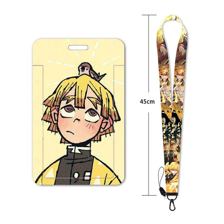 New Anime Demon Slayer Lanyards for Key Neck Strap For Card Badge Gym Key Chain Lanyard Key Holder DIY Hang Rope Keychain