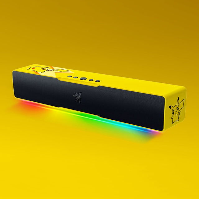 Razer Pokemon Limited Edition Gaming Soundbar - Chroma RGB - Bluetooth 5.0 - For PC, DesktopLaptop, Smartphones,Tablets, everythinganimee