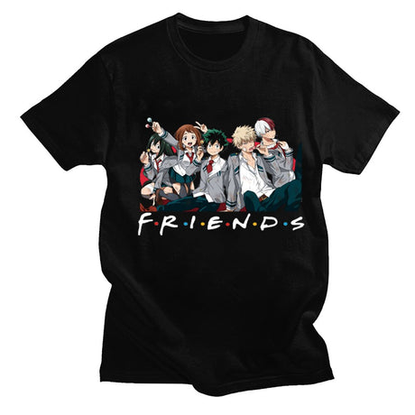 My Hero Academia T Shirt Japanese Anime Himiko Toga Graphic T-shirt Kawaii Cartoon Tshirt Streetwear Summer Cotton Short Sleeve, everythinganimee