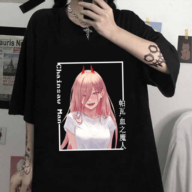 Upgrade your wardrobe with our Chainsaw Man Power Shirt | If you are looking for more Chainsaw Man Merch, We have it all! | Check out all our Anime Merch now!