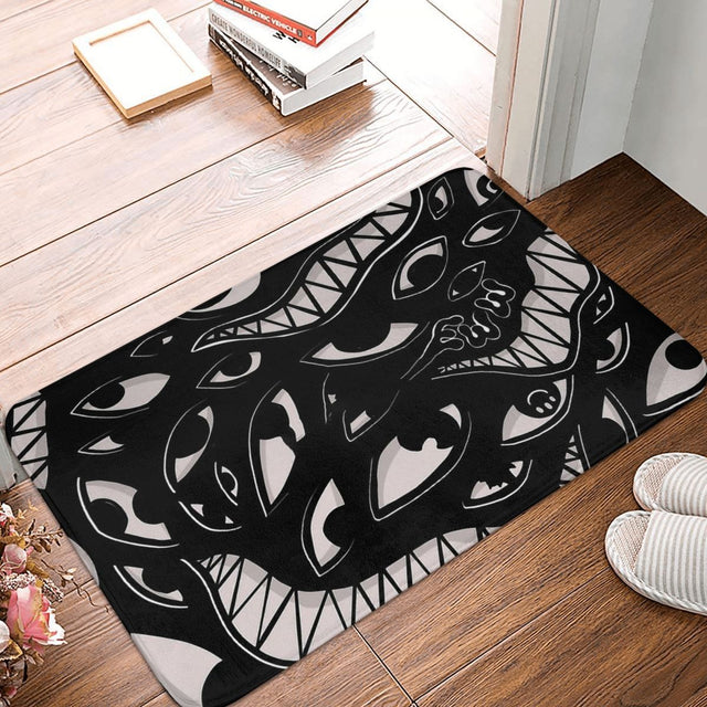 full metal alchimist brotherhood pride Anti-Slip Doormat Kitchen Mat pride Monster Mash Floor Carpet Welcome Rug Bedroom Decor, everythinganimee