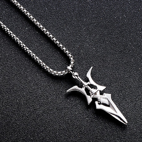 Anime Death Note Necklace MisaMisa Cosplay Unisex Pendant Necklaces Alloy Choker Accessories Jewelry Props Halloween Gift, everythinganimee