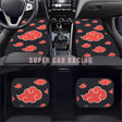 Anime Red Cloud Print Floor Mats Non-slip Fashion Washable Auto Interior Accessories Pad Protects Carpet for universalNon Slip, everythinganimee