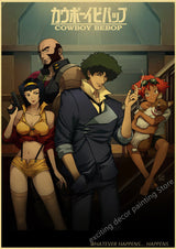 Cowboy Bebop Retro Posters (A4)