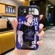 phone case featuring your favorite Jujutsu Kaisen characters, such as Yuji Itadori, Fushiguro Megumi on it. The case is compatible with iPhone 14, 13, 12, 11 Pro, X, Xs Max and XR.