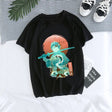 Japanese Anime Demon Slayer T Shirt Unisex Tanjirou Kamado Graphic Tee Shirt Women Kimetsu No Yaiba Nezuko Tshirt Female T-shirt, everythinganimee