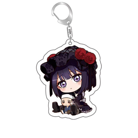 Anime My Dress Up Darling Acrylic Keychains Kitagawa Marin Kuroe Shizuku Figures Pendant Key Chain Bag Accessorie School Jewelry