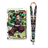 New Anime Demon Slayer Lanyards for Key Neck Strap For Card Badge Gym Key Chain Lanyard Key Holder DIY Hang Rope Keychain