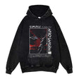 2023 Hip Hop Streetwear Anime Cartoon Swordsman Graphic Letter Printed Sweatshirt Hoodie Men Cotton Hoodie Oversize Hoodies, everythinganimee