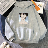 TAKATO SAIJYO Anime Hoodies Women Dakaichi My Number One Print Spring/Autumn Streetwear Oversized Sweatshirts Aesthetic Harajuku, everything animee