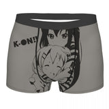 Novelty Boxer Shorts Panties Briefs Men K-On Azusa &amp; Yui Underwear Japan Music Anime Soft Underpants for Male Plus Size, everythinganimee