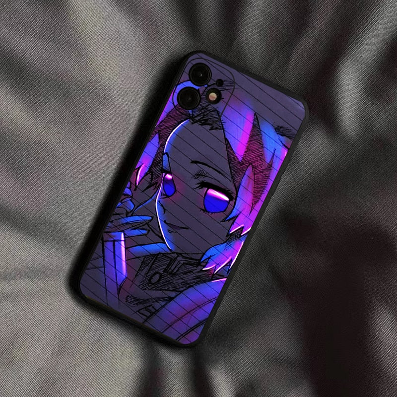 Demon Slayer Agatsuma Zenitsu For iPhone 13 12 11 Pro Mini X XR XS Max SE 5 6 6S 7 8 Plus Phone Case Funda Full Protection TPU, everythinganimee