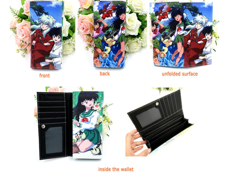 Anime Long Wallet Genshin Impact Lumine Aether Jean Gunnhildr PU Leather Purse Long Clutch, everythinganimee