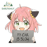 Spy Family Anya 'My Car Is Slow' Car Stickers