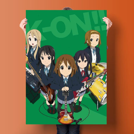 k-on anime Decorative Canvas 24x36 Posters Room Bar Cafe Decor Gift Print Art Wall Paintings, everythinganimee