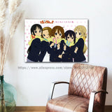 k-on anime Decorative Canvas 24x36 Posters Room Bar Cafe Decor Gift Print Art Wall Paintings, everythinganimee