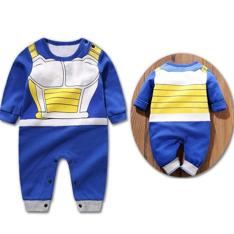 Anime Baby Clothes Newborn Boy Girl Rompers Infant Akatsuki Frieza Vegeta Luffy Cotton Jumpsuit Kids Cosplay Birthday Costume , everythinganimee