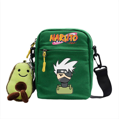 Hot Naruto Anime Figure Print Small Square Bag Children Shoulder Diagonal Bags Men Women's Backpack Christmas Gifts, everythinganimee