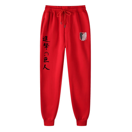 Anime Attack on Titan Printed Men's Joggers Brand Man Casual Trousers Sweatpants Fitness Workout Running Sporting Pants Clothing, everything animee