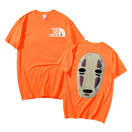 Japanese Anime No Face Man Graphic Printed T-shirts 90s Unisex Manga Tshirt Men Women Summer Fashion Casual Oversized T Shirts, everything animee