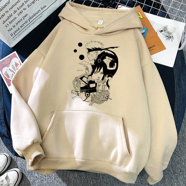 Sweatshirt Naruto Hoodie Japanese Anime Akatsuki Hoodies Women Funny Cartoon Graphic Cartoon Unisex Manga Sweatshirts Female Kid, everything animee