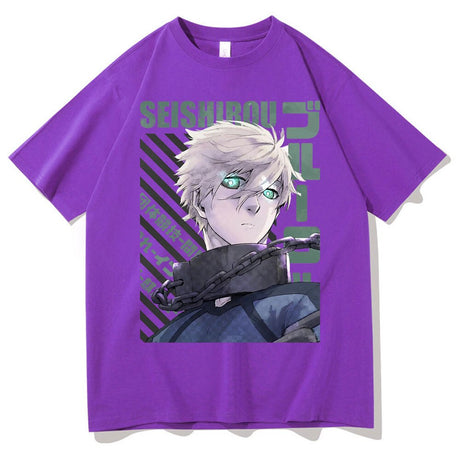 Introducing the must-have Anime Blue Lock Seishirou Nagi Graphic T-Shirt for men and women! This trendy, unisex t-shirt features a cool graphic design of the iconic anime character Isagi Yoichi. Made with soft, breathable cotton, this t-shirt is perfect for any casual occasion. Available in a variety of sizes and colors, you'll be able to find the perfect fit. 