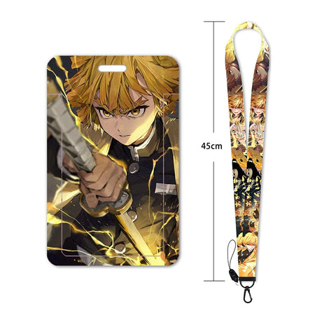 New Anime Demon Slayer Lanyards for Key Neck Strap For Card Badge Gym Key Chain Lanyard Key Holder DIY Hang Rope Keychain