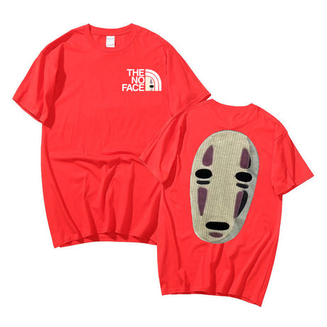 Japanese Anime No Face Man Graphic Printed T-shirts 90s Unisex Manga Tshirt Men Women Summer Fashion Casual Oversized T Shirts, everything animee