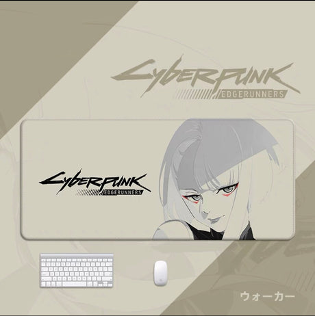 Anime Cyberpunk mouse pad new game mousepad edge walker mouse pad game accessories mats office computer keyboard desk mat Color Edge, everythinganimee