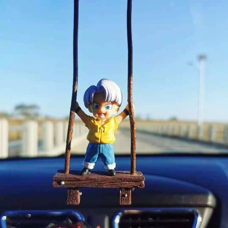 Car Pendant Anime Ornaments Trunks Son Goku Action Figures Torankusu Swing Auto Rearview Mirror Interior Decor Accessories Gifts, everythinganimee